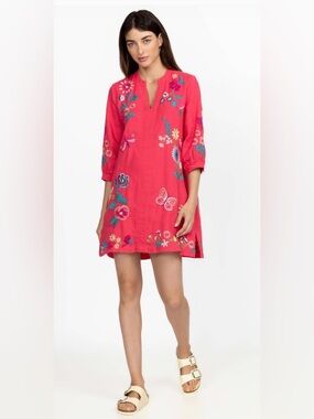 Johnny Was Arla Bishop Sleeve Dress